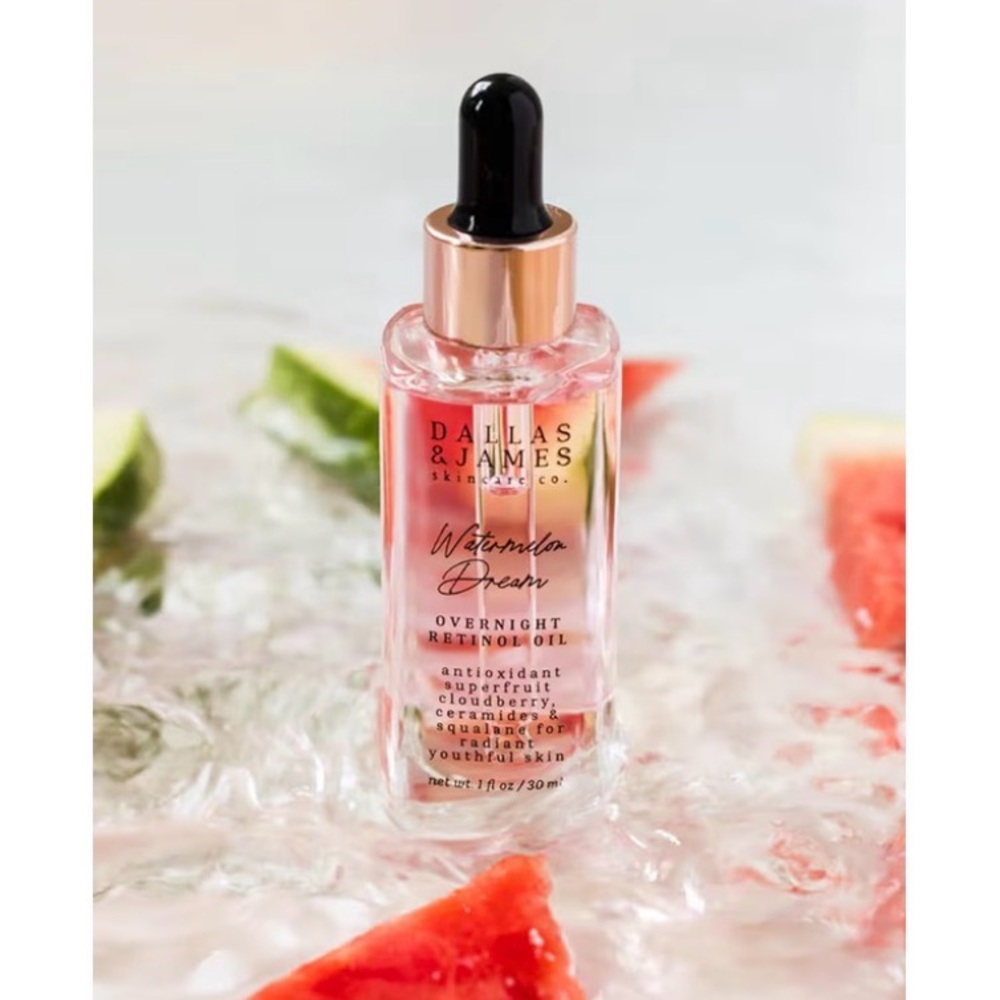 Dallas & James Watermelon Dream Overnight Retinol Oil